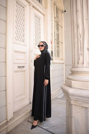 کلاه و ابایا مشکی زنانه پلی استر KADEEM - کد 824132782