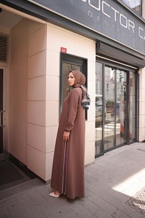 کلاه و ابایا قهوه ای زنانه پلی استر KADEEM - کد 870508130