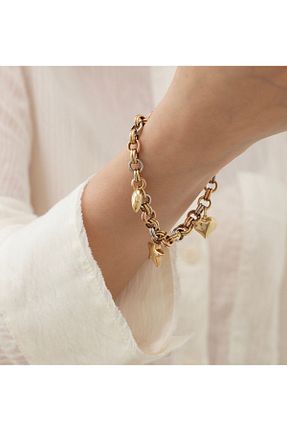 دستبند طلا طلائی زنانه 14 عیار NİSERAJEWELLERY - کد 844628888