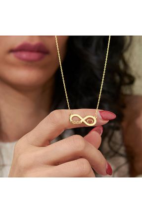 گردنبند نقره زرد زنانه 925 عیار Siset Gümüş - کد 814966770