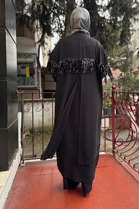 ست بالاتنه و پائین تنه حجاب مشکی زنانه Relaxed Ghisa - کد 899351707