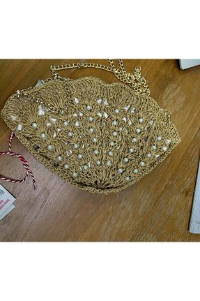 کیف دوشی قهوه ای زنانه حصیر Genel Markalar - کد 735969178