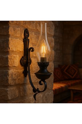 چراغ دیواری مشکی فلزی Tel Lighting - کد 878714092