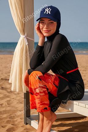کلاه سرمه ای زنانه پنبه ای Ritagarcia - کد 211756124
