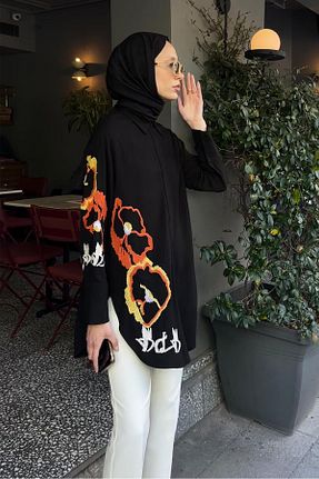 پیراهن حجاب مشکی زنانه رگولار Touche Prive - کد 712249729