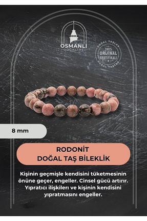 دستبند جواهر رنگی زنانه سنگ طبیعی OSMANLI DOĞAL TAŞ - کد 665684022