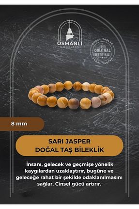 دستبند جواهر زرد زنانه سنگ طبیعی OSMANLI DOĞAL TAŞ - کد 665203789