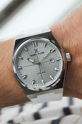 ساعت مچی سفید مردانه 45 میلی متر Daniel Klein - کد 944568172