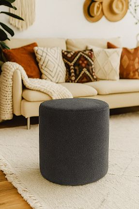 پوف و نیمکت طوسی Kumaş yok Zem - کد 286826572