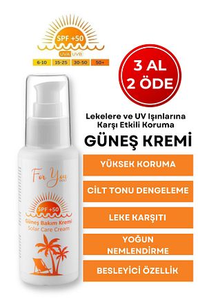کرم ضد آفتاب صورت SPF 50 + For You Gold - کد 46895933