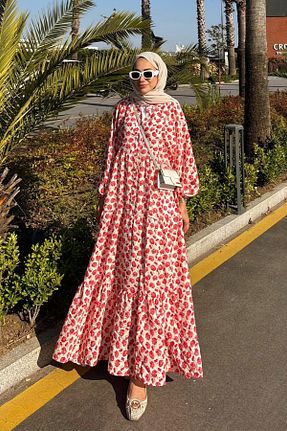 لباس قرمز زنانه بافتنی LOCCO - کد 931252115