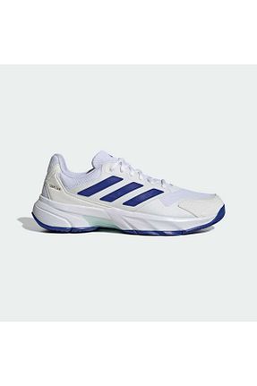 کفش تنیس سفید زنانه پارچه ای adidas - کد 841456218