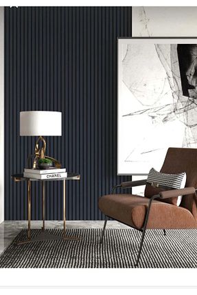 محصول دکوراسیون دیوار طوسی چوب ZETA WOOD - کد 806345642