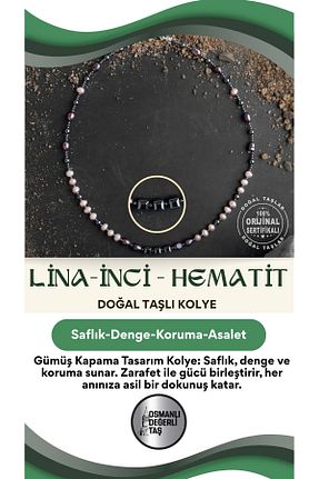 گردنبند مروارید سفید مروارید آب شیرین OSMANLI DEĞERLİ TAŞ - کد 647255535