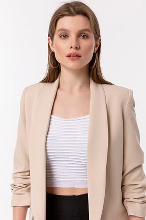 کت بژ زنانه رگولار Swass - کد 96612521