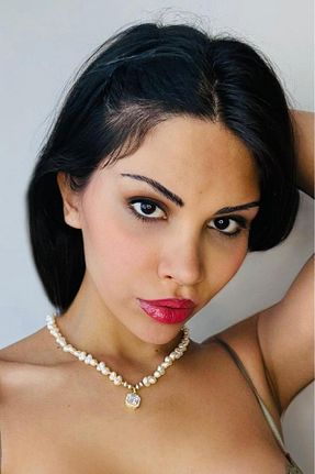 گردنبند جواهر بژ زنانه استیل ضد زنگ DEVİ fashion - کد 837013679