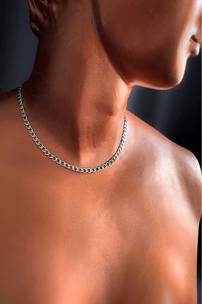 گردنبند استیل ( فولاد ) زنانه استیل ضد زنگ SEVGİLİ TAKI - کد 826563801