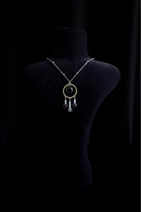 گردنبند استیل ( فولاد ) زنانه استیل ضد زنگ SEVGİLİ TAKI - کد 781821126