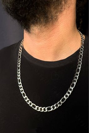 گردنبند استیل ( فولاد ) مردانه استیل ضد زنگ SEVGİLİ TAKI - کد 833086473