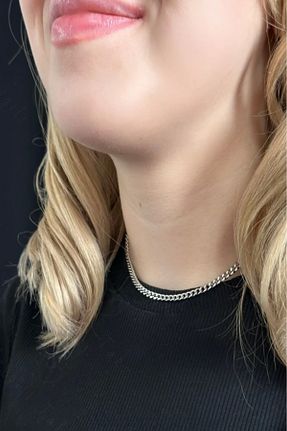 گردنبند استیل ( فولاد ) زنانه استیل ضد زنگ SEVGİLİ TAKI - کد 851040880