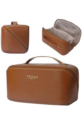 کیف آرایش قهوه ای CEDAN - کد 852999173