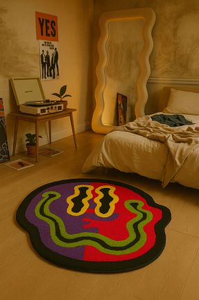 فرش رنگی زیره ضد لغزش Sima - کد 810870944