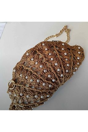 کیف دوشی قهوه ای زنانه حصیر Genel Markalar - کد 735969178