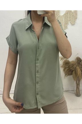 پیراهن سبز زنانه Fitted Maison La Femme - کد 944066675