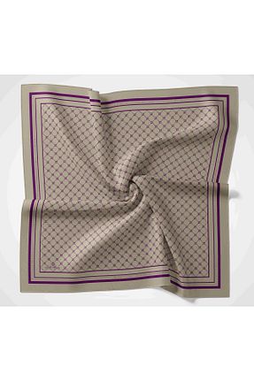 روسری طوسی 90 x 90 Silk Home - کد 866242390