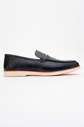 کفش کلاسیک مشکی مردانه چرم خالص maximoda - کد 944099499