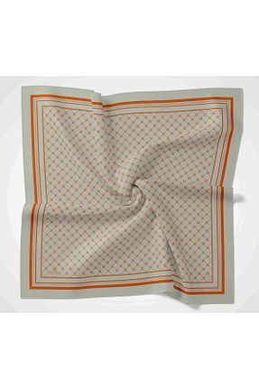 روسری نارنجی 90 x 90 Silk Home - کد 866330726