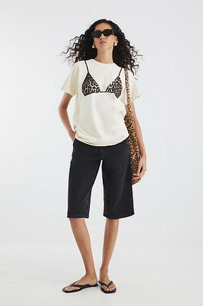 تیشرت سفید زنانه رگولار The Champ Clothing - کد 944120968