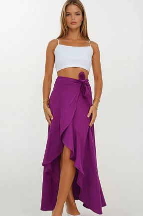 دامن رنگی زنانه ساده VAGGON - کد 944265065