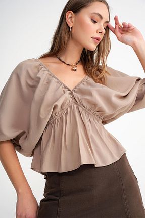 بلوز رنگی زنانه ساده Mixray - کد 944328130