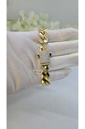 دستبند استیل (فولاد) زرد زنانه استیل (فولاد) michelle takı zerafetin yeni adresi - کد 944373636