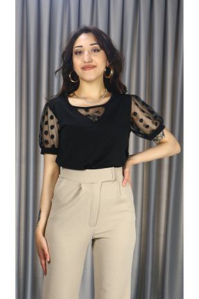 بلوز رنگی زنانه Puantiyeli Giyimodam - کد 944417159