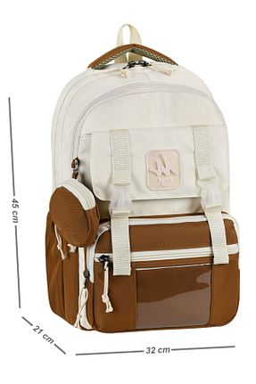 کیف مدرسه بژ زنانه پارچه ای Çınka Bags - کد 944412371
