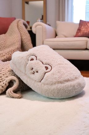 دمپائی خانگی صورتی زنانه مخملی HFKY - کد 944553533