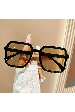 عینک آفتابی قهوه ای زنانه 5 HAB TRADE - کد 944438477