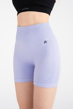 شوارک اسپرت بنفش زنانه فاق بلند GYMXPRO - کد 944572483