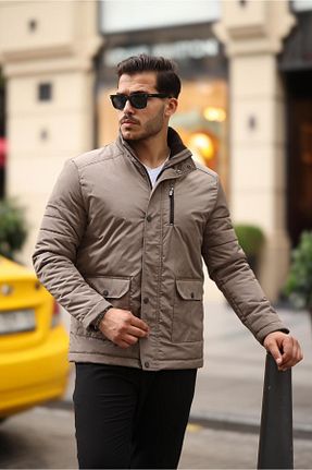 کاپشن بژ مردانه گشاد HI MEN - کد 944570144