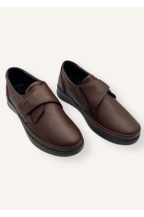 کفش کلاسیک قهوه ای زنانه چرم خالص N Napa Shoe - کد 944602928