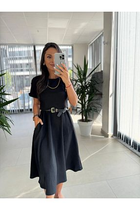 لباس مشکی زنانه بافتنی caddstore - کد 944603163