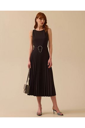 لباس مشکی زنانه بافتنی SEÇİL - کد 904315394