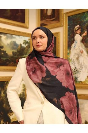 شال سرمه ای زنانه Silk Home - کد 944634932