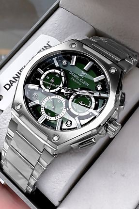 ساعت مچی سبز مردانه 44 میلی متر Daniel Klein - کد 336172785