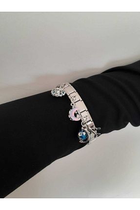 دستبند استیل (فولاد) متالیک زنانه استیل (فولاد) bijoux uniques - کد 944703387