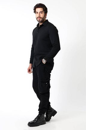کت بلیزر مشکی زنانه بافت Benim Denim - کد 945037423