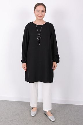 تونیک مشکی زنانه بافتنی Linvey - کد 944797162