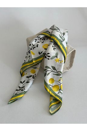 دستمال گردن رنگی زنانه مخلوط پلی استر qemareh bag - کد 944815182